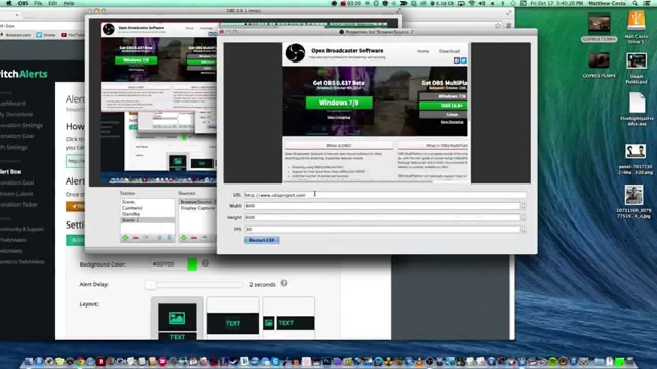 setup obs for twitch streaming for xbox one mac